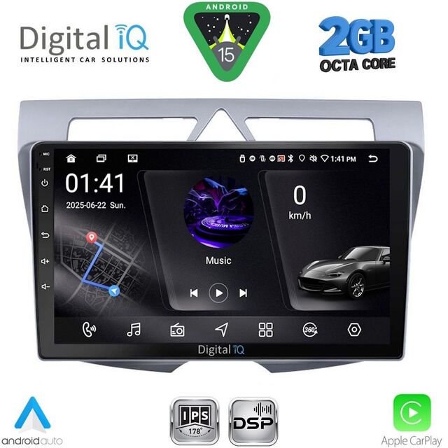 DIGITAL IQ RSF 4307_CPA (9inc) MULTIMEDIA TABLET for KIA PICANTO mod. 2008-2011