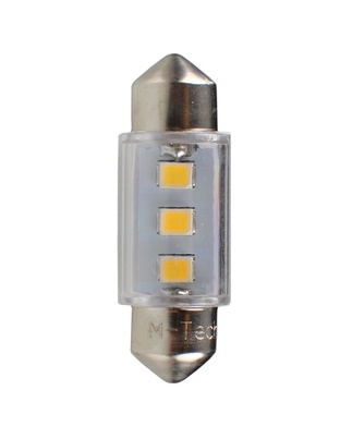 ΛΑΜΠΑΚΙΑ ΠΛΑΦΟΝΙΕΡΑΣ C5W/C10W 12V SV8.5 36mm 0,38W 3xSMD2835 LED OSRAM ΛΕΥΚΟ  BLISTER 2ΤΕΜ. M-TECH