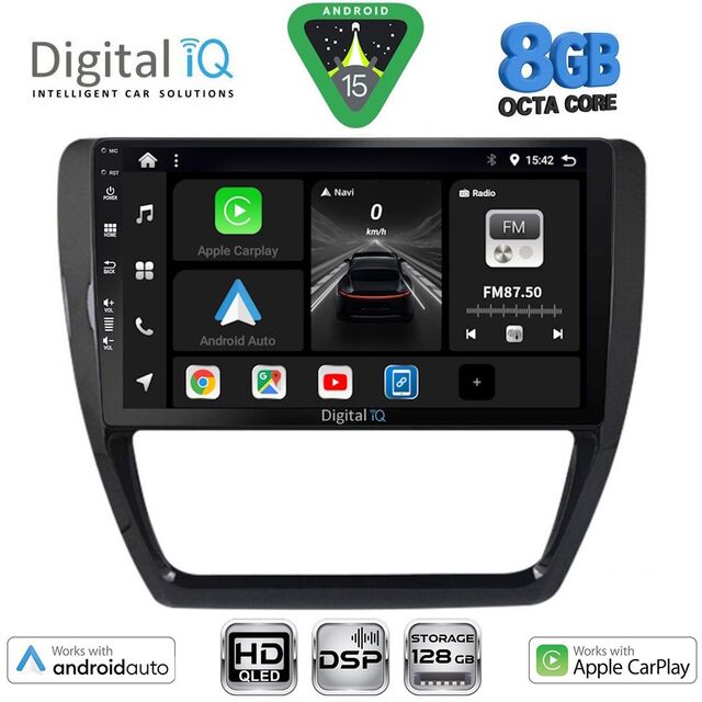 DIGITAL IQ BXF 18741_CPAA (10inc) MULTIMEDIA TABLET for VW JETTA mod. 2010-2016