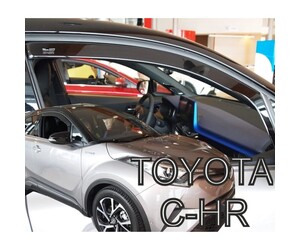 ΑΝΕΜΟΘΡΑΥΣΤΕΣ ΓΙΑ TOYOTA C-HR 5D 2016+ ΖΕΥΓΑΡΙ ΑΠΟ ΕΥΚΑΜΠΤΟ ΦΙΜΕ ΠΛΑΣΤΙΚΟ HEKO - 2 ΤΕΜ.