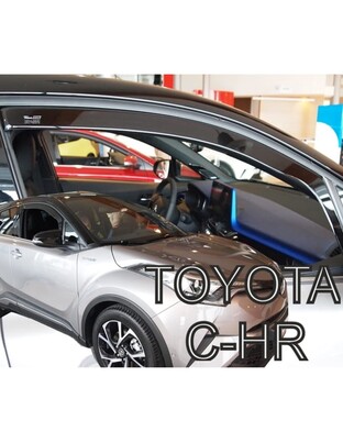 ΑΝΕΜΟΘΡΑΥΣΤΕΣ ΓΙΑ TOYOTA C-HR 5D 2016+ ΖΕΥΓΑΡΙ ΑΠΟ ΕΥΚΑΜΠΤΟ ΦΙΜΕ ΠΛΑΣΤΙΚΟ HEKO - 2 ΤΕΜ.