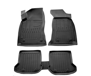 Race Axion - Πατάκια Για Audi A4 (B5) 1994-2001 4πορτο/5πορτο Λάστιχο Σκαφάκια Προστατευτικά Με Κουμπώματα για Επιβατικά Αυτοκίνητα - 5 τεμ. (5030095/ST)