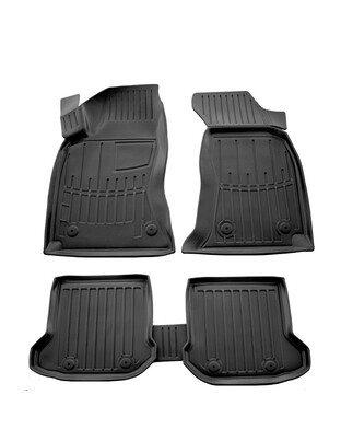 Race Axion - Πατάκια Για Audi A4 (B5) 1994-2001 4πορτο/5πορτο Λάστιχο Σκαφάκια Προστατευτικά Με Κουμπώματα για Επιβατικά Αυτοκίνητα - 5 τεμ. (5030095/ST)