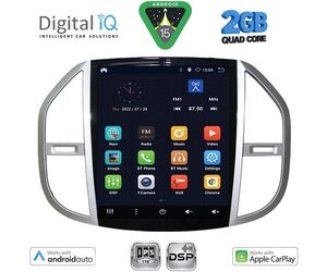 DIGITAL IQ BXC 3960_CPAA TESLA STYLE for MERCEDES VITO mod. 2015-2024