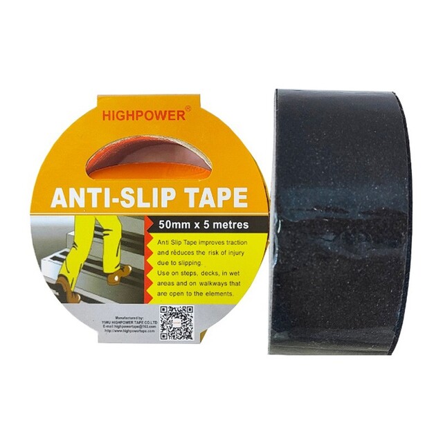ΑΝΤΙΟΛΙΣΘΗΤΙΚΗ ΜΑΥΡΗ ΤΑΙΝΙΑ ΑΣΦΑΛΕΙΑΣ 50mm*5m HT-05569
