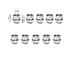 Simoni Racing - ΠΑΞΙΜΑΔΙ ΚΩΝΙΚΟ 12χ1,50 (25mm) (19) 10ΤΕΜ.