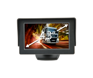 ΟΘΟΝΗ MONITOR TFT LCD 4,3'' 12-24V ΓΙΑ ΚΑΜΕΡΕΣ ΜΕ ΒΑΣΗ ΣΤΗΡΙΞΗΣ DGA - 1 τεμ.