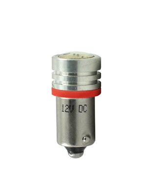 T4W 12V 1W BA9s (ΜΙΝΙΟΝ) LED 1xHP ΚΟΚΚΙΝΟ 1ΤΕΜ.