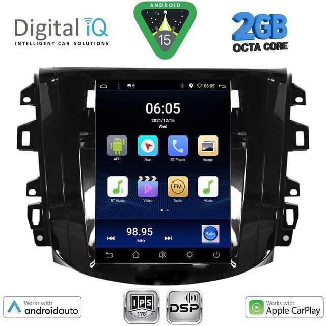 DIGITAL IQ BXF 5856_CPAA TESLA STYLE for NISSAN NAVARA mod. 2016-2025