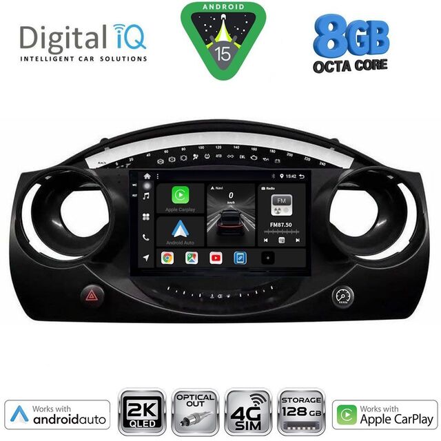 DIGITAL IQ BXK 20063_CPAA (9inc) MULTIMEDIA TABLET for MINI COOPER (R50-R52-R53) mod. 2000-2006