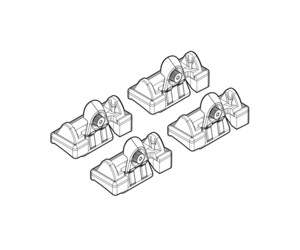 ΑΚΡΑ ΓΙΑ ΜΠΑΡΕΣ NORDRIVE ΓΙΑ HYUNDAI GETZ 5D 06/02-03/08 KIT