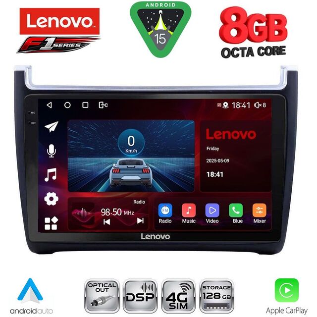 LENOVO SSR 10757_CPA (9inc) MULTIMEDIA TABLET for VW POLO mod. 2014-2017