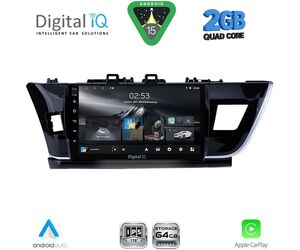 DIGITAL IQ RSD 1714BIG_CPA (10inc) MULTIMEDIA TABLET for TOYOTA COROLLA mod. 2013-2016