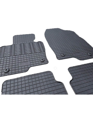 Cik - ΠΑΤΑΚΙΑ ΑΥΤΟΚΙΝΗΤΟΥ ΑΠΟ ΛΑΣΤΙΧΟ ΓΙΑ MAZDA CX5 2012-2017 ΣΕ ΜΑΥΡΟ ΧΡΩΜΑ ΜΕ ΚΟΥΜΠΩΜΑΤΑ - 4 ΤΕΜ. (RM.MA.0002/CK)