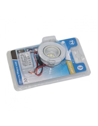 LED ΣΠΟΤ ΧΩΝΕΥΤΟ COB 3W 270Lm 6000K LI-LA-6635