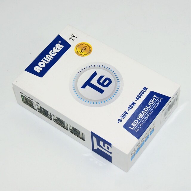 ΛΑΜΠΕΣ LED HB3 AYTOKINHTOY T6 ROLINGER 9V-30V 48W AU-T6-3602