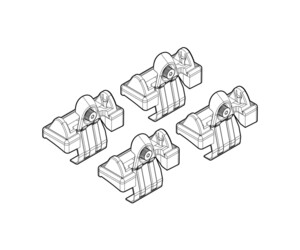 ΑΚΡΑ ΓΙΑ ΜΠΑΡΕΣ NORDRIVE ΓΙΑ TOYOTA COROLLA VERSO 01/02-03/04 KIT