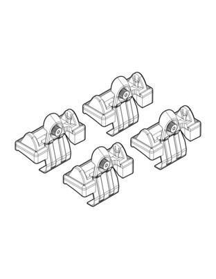 ΑΚΡΑ ΓΙΑ ΜΠΑΡΕΣ NORDRIVE ΓΙΑ TOYOTA COROLLA VERSO 01/02-03/04 KIT