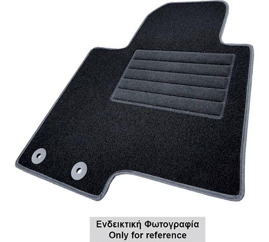 Cik -  ΠΑΤΑΚΙΑ ΜΟΚΕΤΑ ΓΙΑ AUDI A3 8L 3D / 5D 1996-2003 ΣΕ ΜΑΥΡΟ ΧΡΩΜΑ ΜΕ ΚΟΥΜΠΩΜΑΤΑ - 4 ΤΕΜ. (VM.AU.840541/CK)