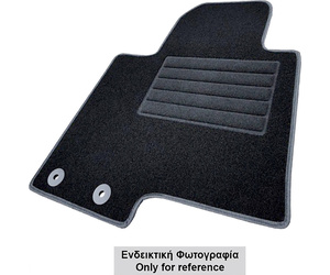 Cik -  ΠΑΤΑΚΙΑ ΜΟΚΕΤΑ ΓΙΑ AUDI A3 8L 3D / 5D 1996-2003 ΣΕ ΜΑΥΡΟ ΧΡΩΜΑ ΜΕ ΚΟΥΜΠΩΜΑΤΑ - 4 ΤΕΜ. (VM.AU.840541/CK)