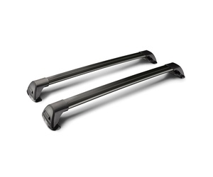 ΜΠΑΡΕΣ ΟΡΟΦΗΣ ΑΛΟΥΜΙΝΙΟΥ ΜΑΥΡΗ YAKIMA FLUSH MIXED 110+115cm ΜΕ ΚΛΕΙΔΙ - 2 TEM.