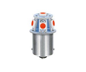 R5W BA15s 24/28V 6SMDX1CHIP LED 35lm ΚΟΚΚΙΝΟ ΚΟΥΤΙ LAMPA - 20 ΤΕΜ.