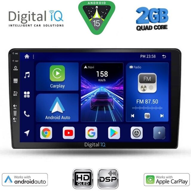 DIGITAL IQ BXC 3026A_CPAA (9inc) MULTIMEDIA TABLET for ALFA ROMEO GIULIETTA mod 2014-2020