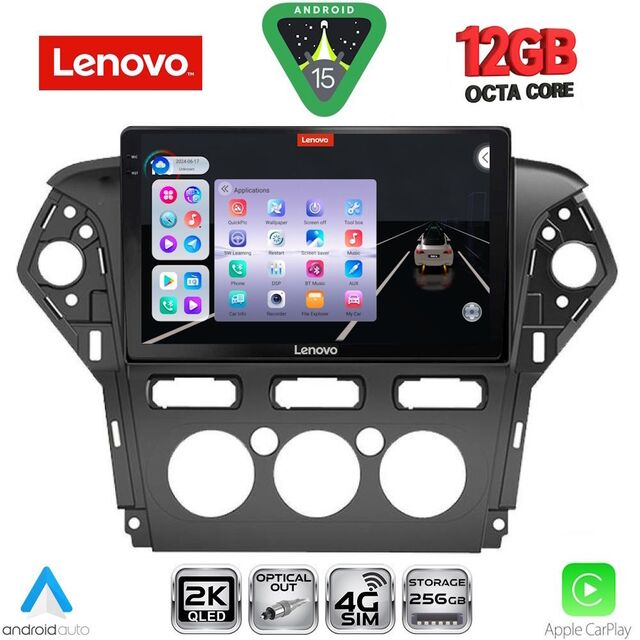 LENOVO SSZ 12163_CPA A/C (10inc) MULTIMEDIA TABLET for FORD MONDEO mod. 2011-2013