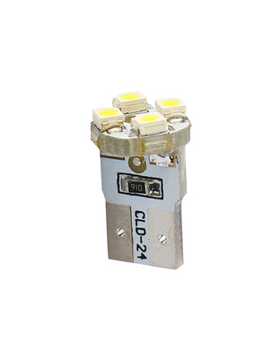 T10 W5W 12V W2,1x9,5d LED 4xSMD3528 ΛΕΥΚΟ (ΚΑΡΦΩΤΟ ΑΚΑΛΥΚΟ) 1ΤΕΜ. M-TECH