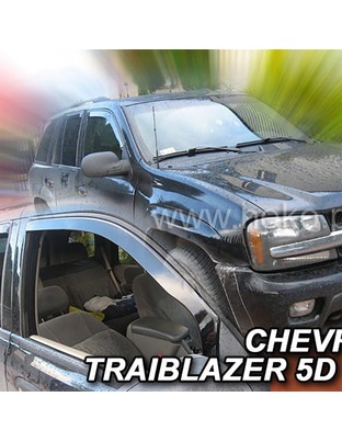 ΑΝΕΜΟΘΡΑΥΣΤΕΣ ΓΙΑ CHEVROLET TRAIBLAZER 5D 2002-2009  ΖΕΥΓΑΡΙ ΑΠΟ ΕΥΚΑΜΠΤΟ ΦΙΜΕ ΠΛΑΣΤΙΚΟ HEKO - 2 ΤΕΜ.