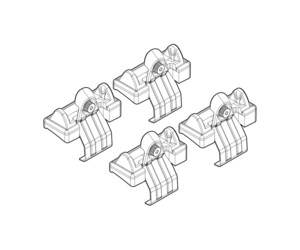 ΑΚΡΑ ΓΙΑ ΜΠΑΡΕΣ NORDRIVE ΓΙΑ FORD FIESTA 3D 11/02-08/08 KIT