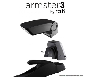 Rati - Ολοκληρωμένος Τεμπέλης Armster 3 για Dacia Spring 2024 > από Πλαστικό και Ύφασμα σε Μαύρο Χρώμα με Αντάπτορα Τοποθέτησης - 1 Σετ (V01925+V01567)