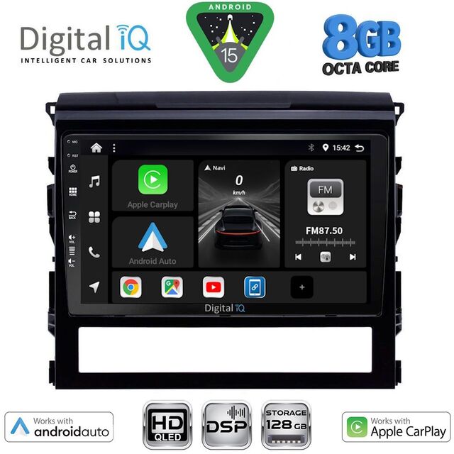 DIGITAL IQ BXF 18725_CPAA (9inc) MULTIMEDIA TABLET for TOYOTA LANDCRUISER mod. 2016-2019