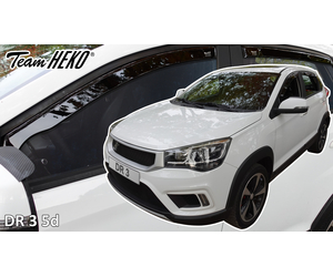 Heko - Ανεμοθραύστες Παραθύρων Για DR 3 2018 > 2022 5πορτο υλικό Acrylic Χρώμα Φιμέ - 4 τεμ. (ΑΝΕΜ.SET29136)