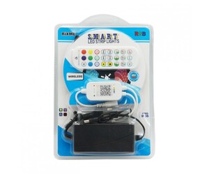 LED ΤΑΙΝΙΑ RGB 5m 12V ΜΕ ΤΗΛΕΧΕΙΡΙΣΤΗΡΙΟ TY17964-56