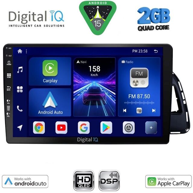 DIGITAL IQ BXC 3015_CPAA (10inc) MULTIMEDIA TABLET for AUDI Q5 mod. 2010-2018