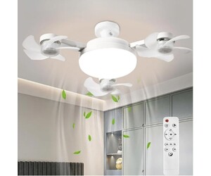 RIXME LED ΑΝΕΜΙΣΤΗΡΑΣ ΟΡΟΦΗΣ ΜΕ ΦΩΣ & ΤΗΛΕΧΕΙΡΙΣΤΗΡΙΟ Ε27 50W RZ-57443