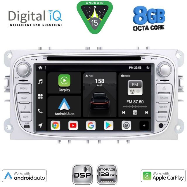 DIGITAL IQ BXF 703SL_CPAA (7" DVD) MULTIMEDIA SYSTEM for FORD mod. 2007-2011