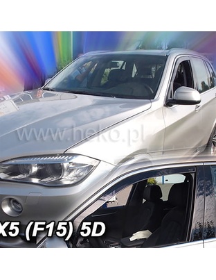 ΑΝΕΜΟΘΡΑΥΣΤΕΣ ΓΙΑ BMW X5 F15 5D 2013-2018 ΖΕΥΓΑΡΙ ΑΠΟ ΕΥΚΑΜΠΤΟ ΦΙΜΕ ΠΛΑΣΤΙΚΟ HEKO - 2 ΤΕΜ.