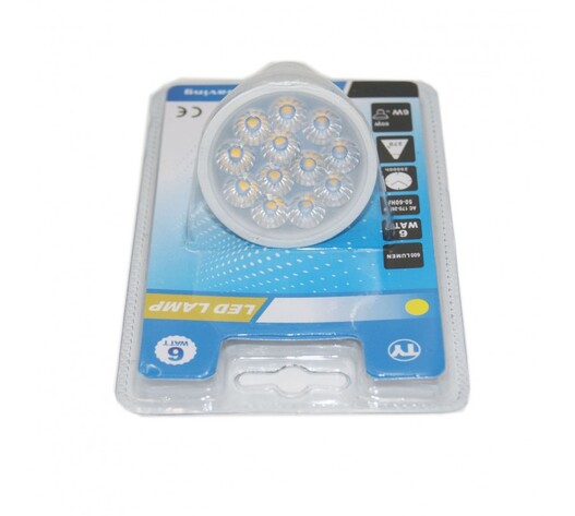 LED ΛΑΜΠΑ GU10 6W 600Lm 3000K LI-LA-6633