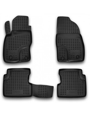 ΠΑΤΑΚΙΑ ΣΕ ΣΚΑΦΗ TPE ΛΑΣΤΙΧΟ ΓΙΑ FORD FOCUS II 2004-2011  ΣΕ ΜΑΥΡΟ ΧΡΩΜΑ NOVLINE - 4 ΤΕΜ.