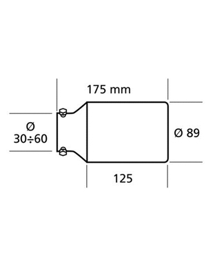 ΑΚΡΟ ΕΞΑΤΜΙΣΗΣ 89mm
