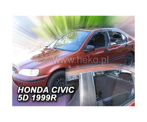 ΑΝΕΜΟΘΡΑΥΣΤΕΣ ΓΙΑ HONDA CIVIC 5D HB/LTB/COMBI 1995-2000 ΣΕΤ ΑΥΤΟΚΙΝΗΤΟΥ ΑΠΟ ΕΥΚΑΜΠΤΟ ΦΙΜΕ ΠΛΑΣΤΙΚΟ HEKO - 4 ΤΕΜ.