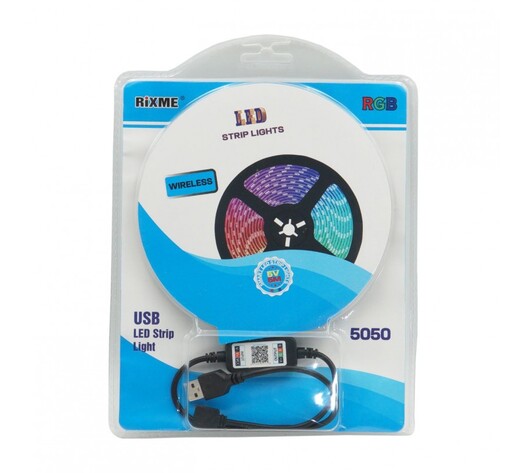LED ΤΑΙΝΙΑ 5m RGB ΜΕ USB TY17964-55