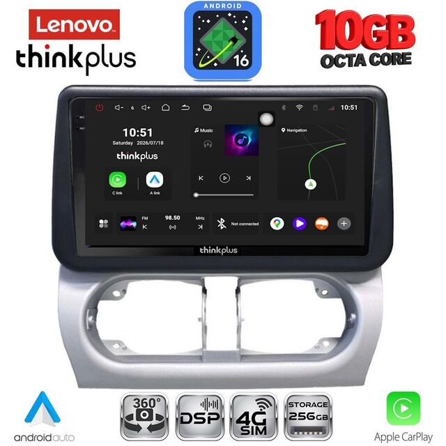 LENOVO LTM 11500_CPA (9inc) MULTIMEDIA TABLET for OPEL CORSA C mod 2000-2006 - TIGRA mod. 2004-2009