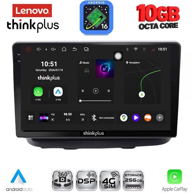 LENOVO LTM 11135_CPA (10inc) MULTIMEDIA TABLET for FIAT DOBLO mod. 2002-2009
