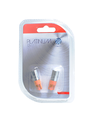 T10 W5W 12V W2,1x9,5d LED 1xCREE ΛΕΥΚΟ (ΚΑΡΦΩΤΟ CAN-BUS) BLISTER 2ΤΕΜ. M-TECH