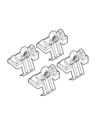 ΑΚΡΑ ΓΙΑ ΜΠΑΡΕΣ NORDRIVE ΓΙΑ NISSAN MICRA 3D/5D 01/03-10/10 KIT