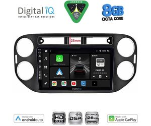 DIGITAL IQ BXF 18760BL_CPAA (9inc) MULTIMEDIA TABLET for VW TIGUAN mod. 2011-2016 (BLACK)