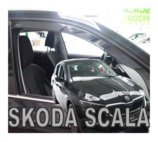 ΑΝΕΜΟΘΡΑΥΣΤΕΣ ΓΙΑ SKODA SCALA 5D 2019+ ΖΕΥΓΑΡΙ ΑΠΟ ΕΥΚΑΜΠΤΟ ΦΙΜΕ ΠΛΑΣΤΙΚΟ HEKO - 2 ΤΕΜ.